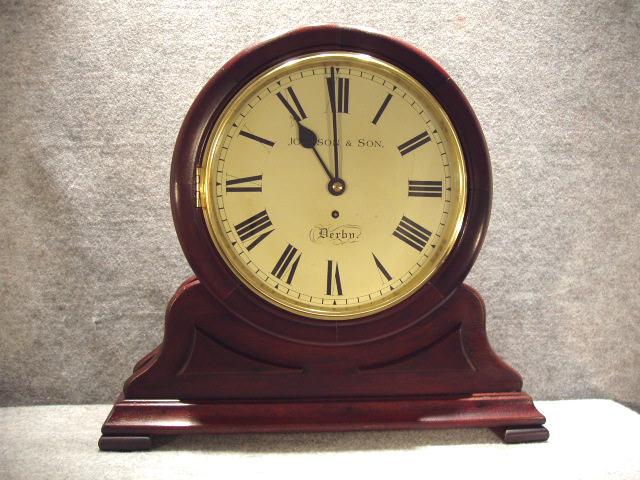 This Is An English Office Style Two Sided, Double Dial, Chain Fusee Timepiece In A Mahogany Case. Circa 1890-1900. — Antique Clocks Price Guide