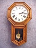 This Is An Ansonia "Regulator B" School Clock. Circa 1900-1910.