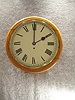 This Is An English Dial Timepiece In An Oak Case. Circa 1910-1920.