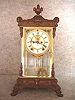 Art Nouveau Crystal Regulator "Elysian" By The Ansonia Clock Co. Circa 1910-1915. 