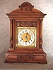 Junghans Cabinet Clock In A Walnut Case. Circa 1900-1915.
