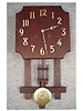 Sessions Mission Oak Wall Clock. Circa 1911-1914.