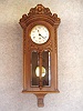 German Oak Cased Westminster Box Clock By Kienzle. Circa 1910-1920.