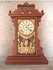 Walnut Cased Shelf Clock "Dickens" By E.n. Welch, Circa 1885-1890. 