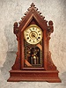 Shelf Clock "Clyde" Made By The New Haven Clock Co., In New Haven Ct, Circa 1885.