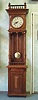 German Open Well Floor Clock. Circa 1910-1920.
