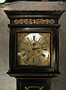 English Long Case In An Ebonized And Gold Stenciled Case By Luke Wise, Reading, England, Circa 1686-1710.