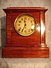 Sonora Chime Mantel Clock In A Rosewood Adamantine Case By The Seth Thomas Clock Co., In Thomaston, Ct, Circa 1910-1915.