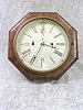 This Is An E.N. Welch, Forestville, Ct, Octagon 30 Hr Striking Marine Lever Wall Clock.