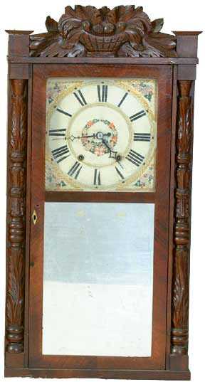 Riley Whiting, Winston, Conn., Column and Splat Shelf Clock — Antique Clocks Price Guide