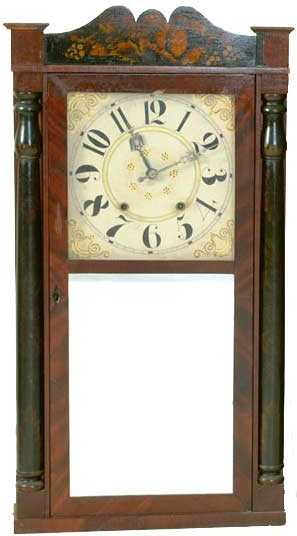 George Marsh &amp; Co., Column and Splat Shelf Clock — Antique Clocks Price Guide