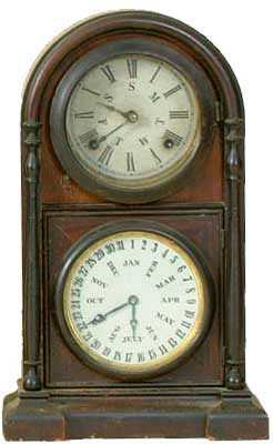 E.N. Welch Italian Model Calendar Shelf Clock — Antique Clocks Price Guide