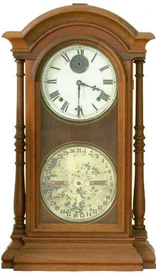 Seth Thomas Fashion Model Calendar Shelf Clock — Antique Clocks Price Guide