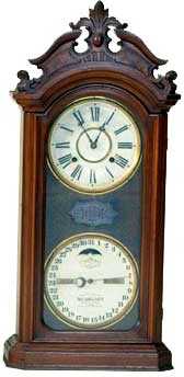 Ithaca Favorite Calendar Shelf Clock — Antique Clocks Price Guide