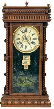 Gilbert Elberon Shelf Calendar — Antique Clocks Price Guide