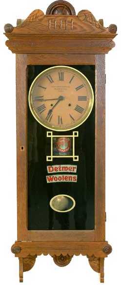 Fred Frick Clock Co., Waynesboro, PA., Animated Advertising Wall Clock, — Antique Clocks Price Guide