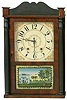 Jerome & Darrow Transitional Column and Splat Shelf Clock,