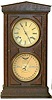 Ithaca Shelf Calendar, Double Dial Shelf Clock