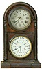 E.N. Welch Italian Model Calendar Shelf Clock