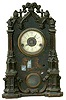 American Iron Front Shelf Clock