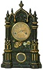 John Oliver , NYC, NY, Iron Front Shelf Clock