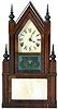 Steeple on Steeple Shelf Clock, possibly Elisha Manross,