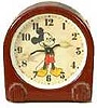 Mickey Mouse dome shaped Shelf Clock, c. 1940's or 50's