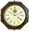 J.C. Brown 11 inches Octagon Gallery Wall Clock