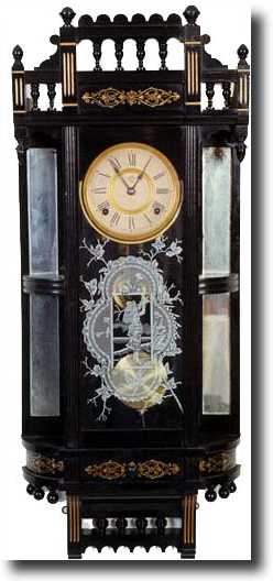 ANSONlA MIRROR SIDE WALL CLOCK (Ansonia, CT c. 1870) — Antique Clocks Price Guide
