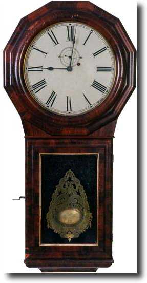 RARE SETH THOMAS CLOCK CO. No. 1 EXTRA WALL REGULATOR (c. 1860) — Antique Clocks Price Guide