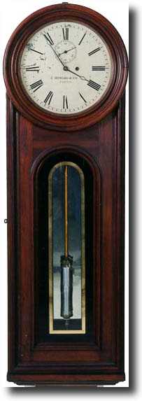 RARE E. HOWARD &amp; CO., BOSTON No. 12 WALL REGULATOR (Boston, MA c. 1870) — Antique Clocks Price Guide