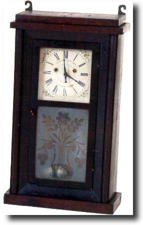 RARE AARON CRANE SHELF CLOCK (c. 1850) — Antique Clocks Price Guide