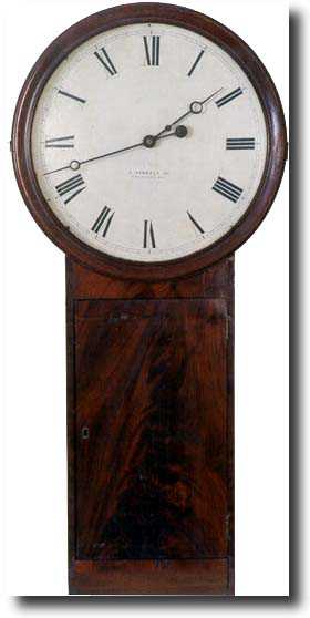 RARE ABEL STOWELL WALL REGULATOR (Charlestown, MA c. 1850) — Antique Clocks Price Guide
