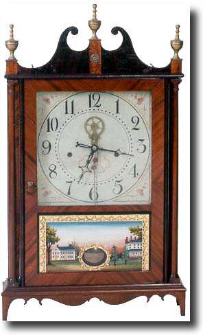 RARE ELI TERRY PILLAR AND SCROLL (Plymouth, CT c. 1817) — Antique Clocks Price Guide