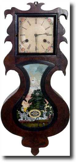 RARE SMITH and GOODRICH WALL ACORN CLOCK (Bristol, CT c. 1840) — Antique Clocks Price Guide