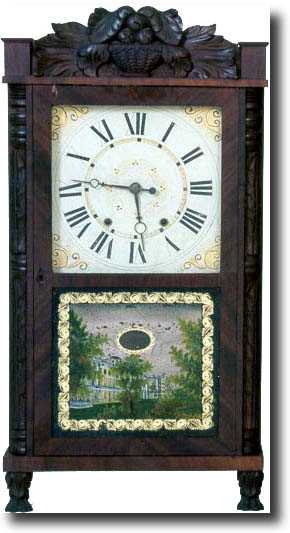 ELI TERRY JR. SHELF CLOCK (Plymouth, CT c. 1830) — Antique Clocks Price Guide