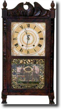 ELI TERRY &amp; SONS SHELF CLOCK (Plymouth, CT c. 1830) — Antique Clocks Price Guide
