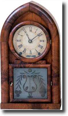 BREWSTER &amp; INGRAHAM BEEHIVE SHELF CLOCK (Bristol CT c. 1840) — Antique Clocks Price Guide