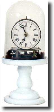 S.B. TERRY CANDLESTAND CLOCK (Terryville, CT c. 1830) — Antique Clocks Price Guide