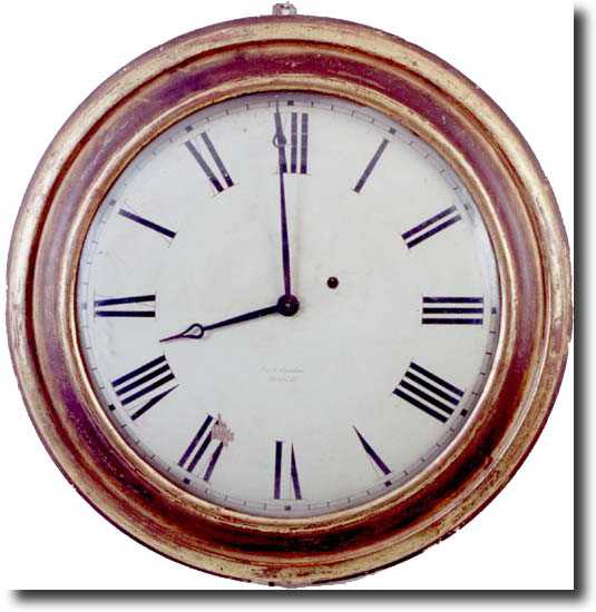 E. &amp; A. INGRAHAM GALLERY CLOCK (Bristol, CT c. 1840) — Antique Clocks Price Guide
