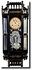 ANSONlA MIRROR SIDE WALL CLOCK (Ansonia, CT c. 1870)