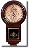 RARE WELCH GALE ASTRONOMICAL WALL CALENDAR CLOCK (Forestville, CT c. 1870)