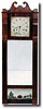RARE JOSEPH IVES MIRROR CLOCK (Bristol, CT c. 1820)