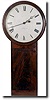 RARE ABEL STOWELL WALL REGULATOR (Charlestown, MA c. 1850)