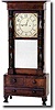 RARE ABNER JONES SHELF CLOCK (E. Bloomfield, NY c. 1825-1830)