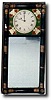 UNUSUAL NEW HAMPSHIRE MIRROR CLOCK (T.H. Curtis, Lowell, MA c. 1820)