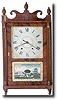 JEROME AND DARROW JESTER TOP SHELF CLOCK (Bristol, CT c. 1825)