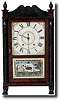 GEORGE MITCHELL PILLAR AND SPLAT SHELF CLOCK (Bristol, CT c. 1825)