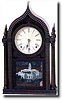 E.N. WELCH ONION TOP RIPPLE SHELF CLOCK (Forestville, CT c. 1840)