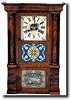 FORESTVILLE DOUBLE DECKER EMPIRE SHELF CLOCK (Bristol, CT c. 1840)